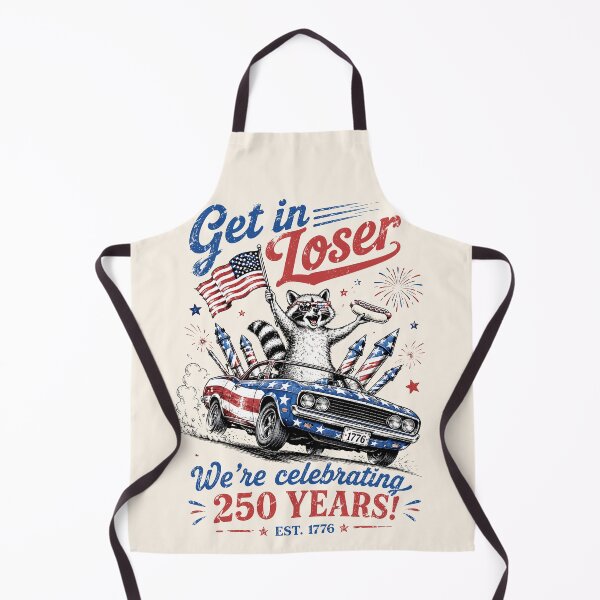 Item preview, Get In Loser We're Celebrating 250 Years Funny Raccoon - Funny 4th Of July designed and sold by legendaryskins.