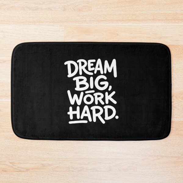 Item preview, Dream Big Work Hard Motivation Inspirational designed and sold by graphixpolash.
