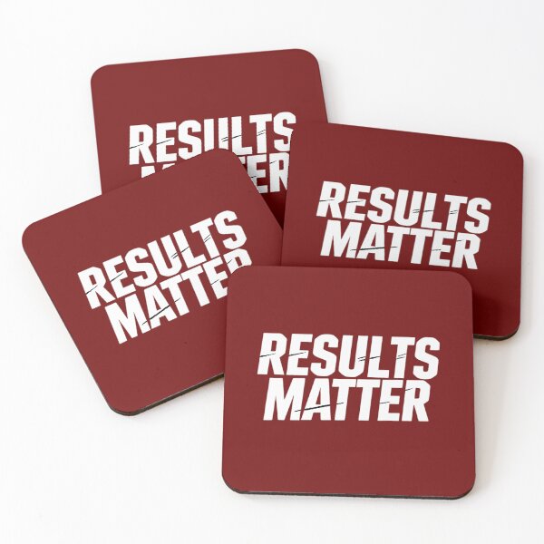 Item preview, Results Matter Gym Workout Discipline Quote designed and sold by Endless7Art.