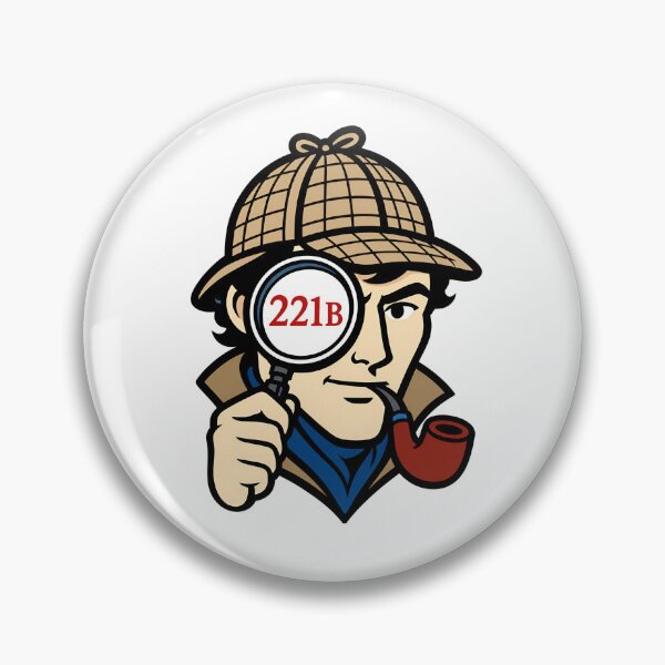 Item preview, 221B Sherlock Holmes Comic Book Detective Pop Art designed and sold by Fenay Designs.