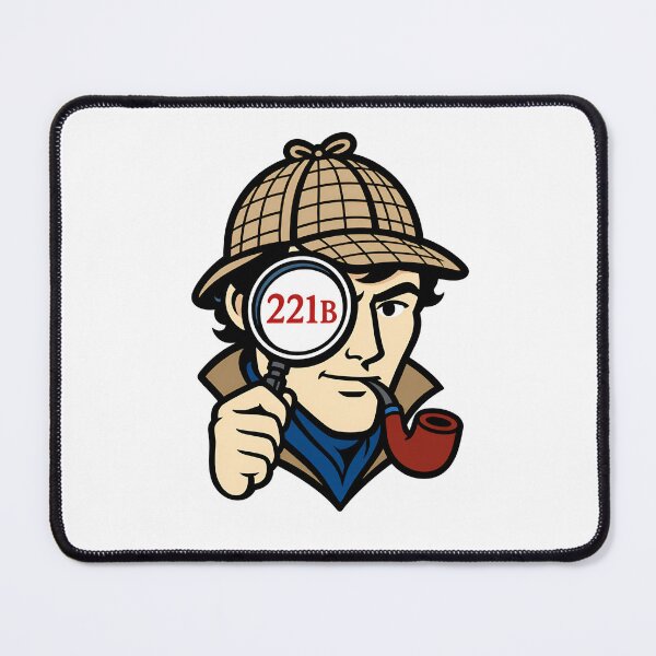 Item preview, 221B Sherlock Holmes Comic Book Detective Pop Art designed and sold by Fenay Designs.
