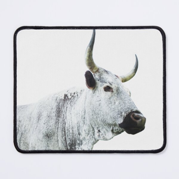 Item preview,  Minimalist White Nguni Portrait designed and sold by ReneJordaan.