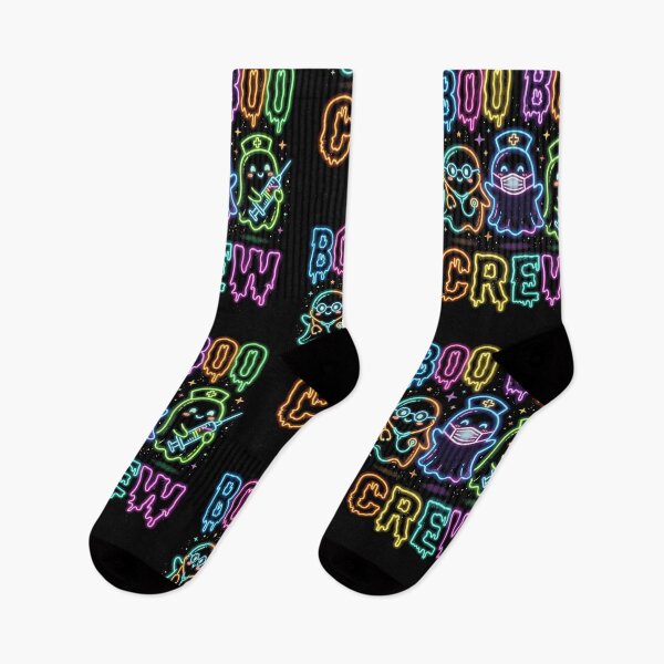 Item preview, Boo Boo Crew Cute Nurse Doctor Ghost Halloween Neon designed and sold by longngusuc.