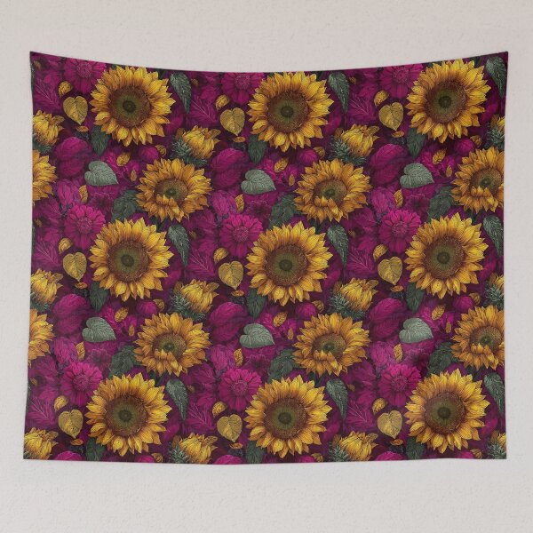 Item preview, Petaled Sunflower Texture - Hawaiian Flower Pattern - Bridesmaid Gifts designed and sold by RoyalStarsPatts.