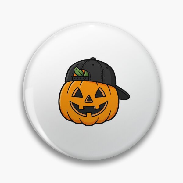 Item preview, Pumpkin Wearing Backward Baseball Cap Halloween Cute Cartoon designed and sold by longngusuc.