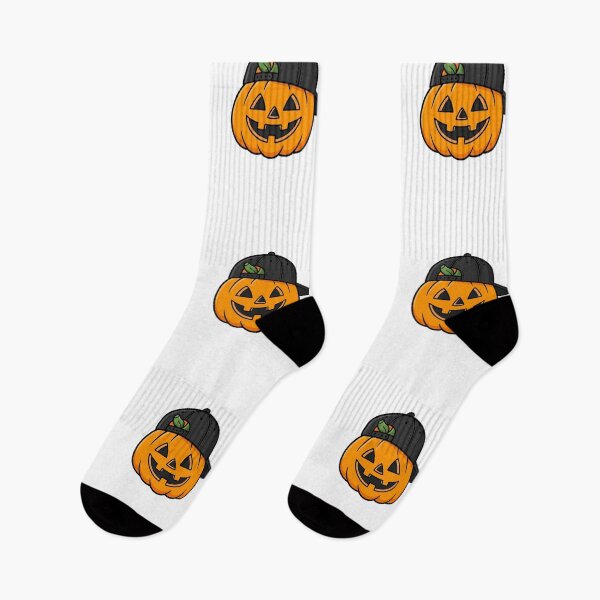 Item preview, Pumpkin Wearing Backward Baseball Cap Halloween Cute Cartoon designed and sold by longngusuc.