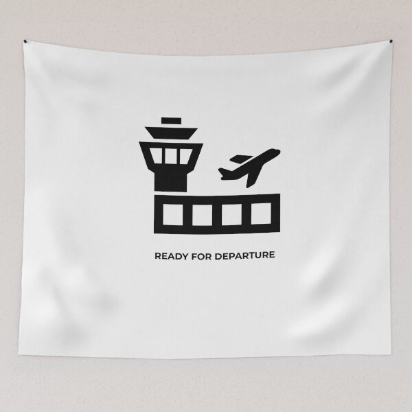 Item preview, Ready For Departure - Airport Travel Design designed and sold by onubi.