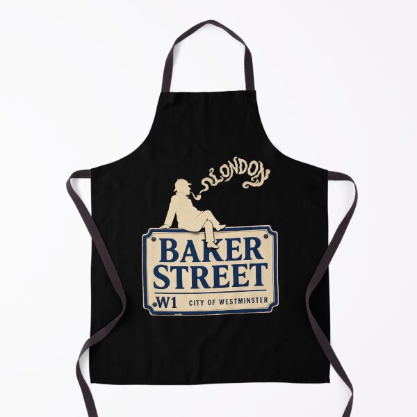 Item preview, Baker Street London Sherlock Holmes Vintage Enamel Sign Art designed and sold by Fenay Designs.