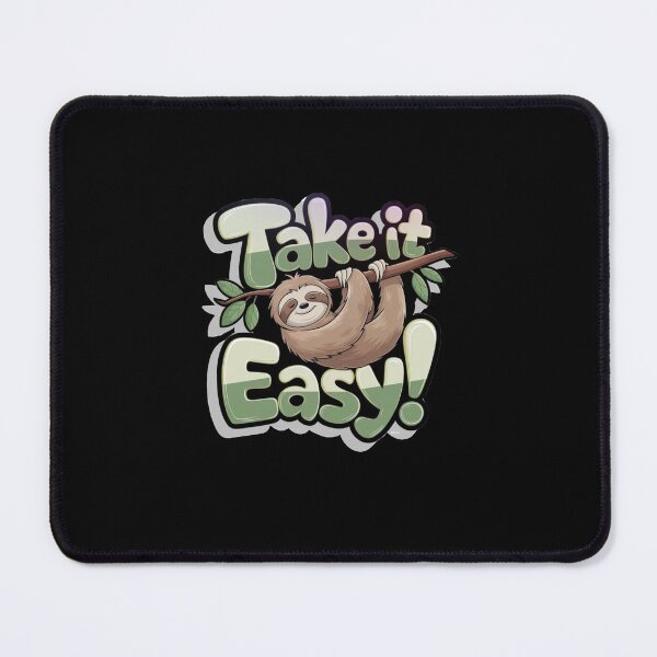Item preview, Take It Easy Cute Sloth Hanging on Branch designed and sold by DivsDivineArt.