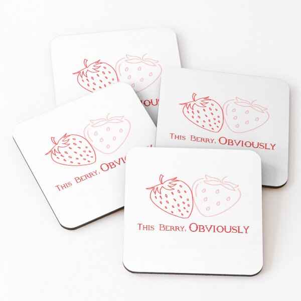 Item preview, This Berry, Obviously! Strawberry Aesthetic Design1 designed and sold by reanacreations.