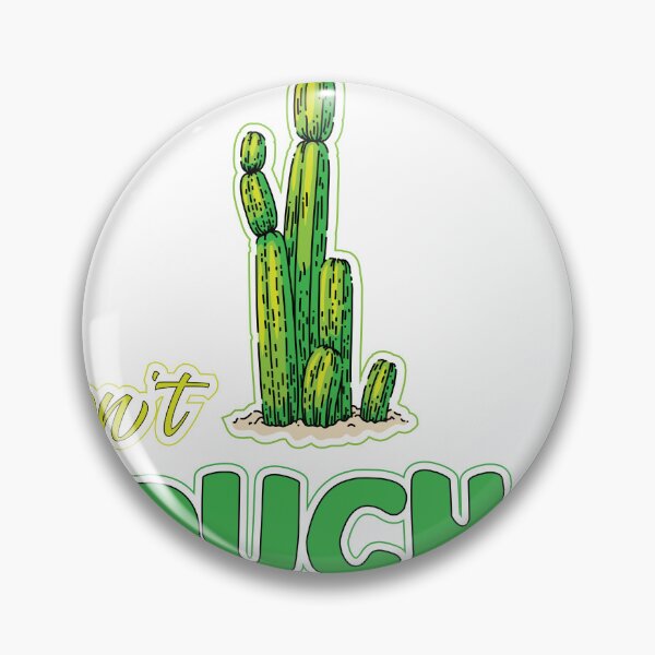 Item preview, Dont Touch Me Cactus Funny Plant Tags Art designed and sold by SP Motif.