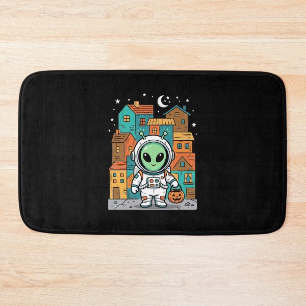 Item preview, Cute Alien Halloween Trick-Or-Treat Astronaut Spaceman designed and sold by longngusuc.