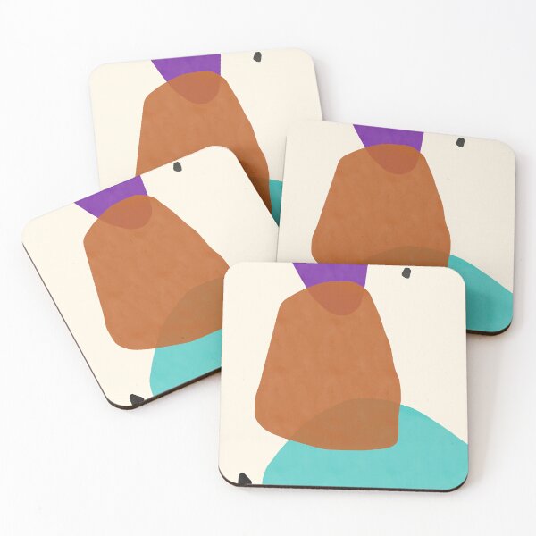 Item preview, Shape Language No.02 — Balance | Abstract Color Block Art Print designed and sold by Lumi-Bloom.