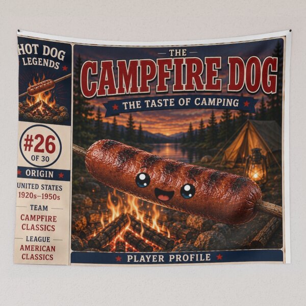 Item preview, Hotdog Heroes Campfire Dog  designed and sold by 1mooreroy.