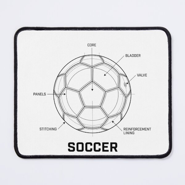 Item preview, Vintage Football Blueprint Minimalist Patent Drawing Shirt designed and sold by Mr-wow.