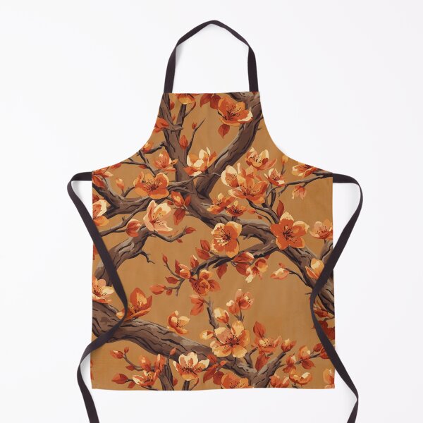 Item preview, Orange Sakura Flower | Vibrant Floral Japanese Botanical Watercolour designed and sold by Desolaa_Arts.