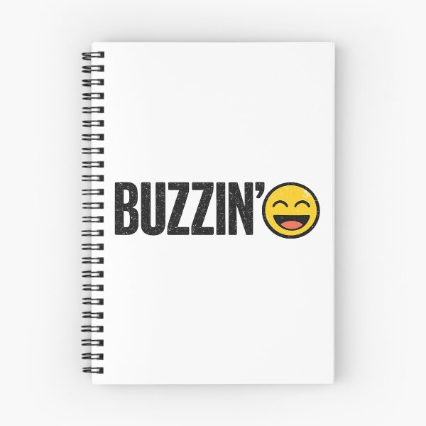 Item preview, Buzzin' | Funny British Slang Distressed Typography T-Shirt designed and sold by YoSum.