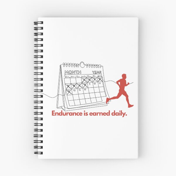Item preview, Endurance is Earned Daily (Running) designed and sold by RunningWhiskers.