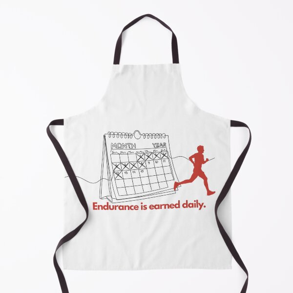 Item preview, Endurance is Earned Daily (Running) designed and sold by RunningWhiskers.