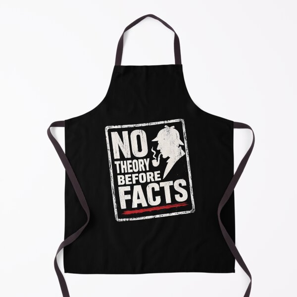 Item preview, No Theory Before Facts Sherlock Holmes Grungy Quote Sign designed and sold by Fenay Designs.