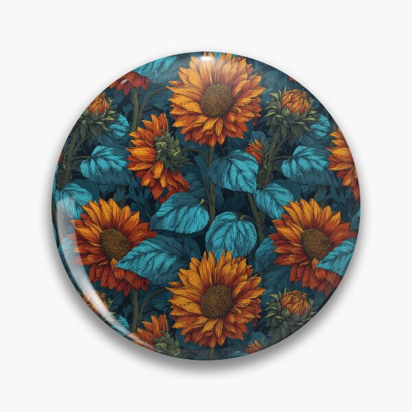 Item preview, Artistic Sunflower  - Birth Flower Pattern - Anniversary Gifts designed and sold by RoyalStarsPatts.