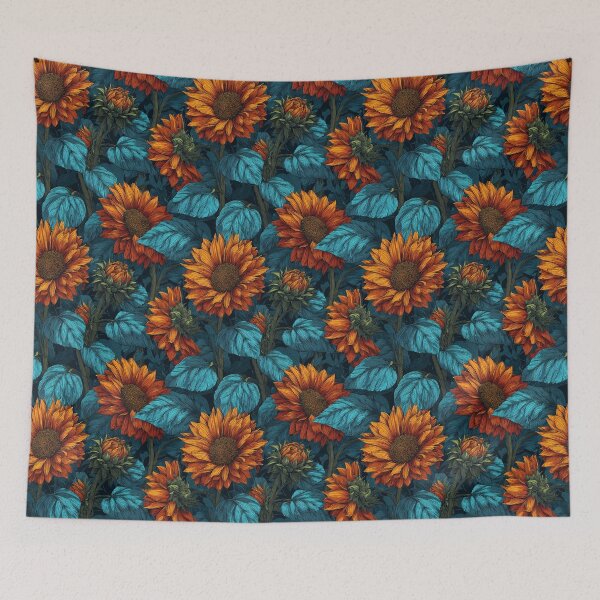 Item preview, Artistic Sunflower  - Birth Flower Pattern - Anniversary Gifts designed and sold by RoyalStarsPatts.