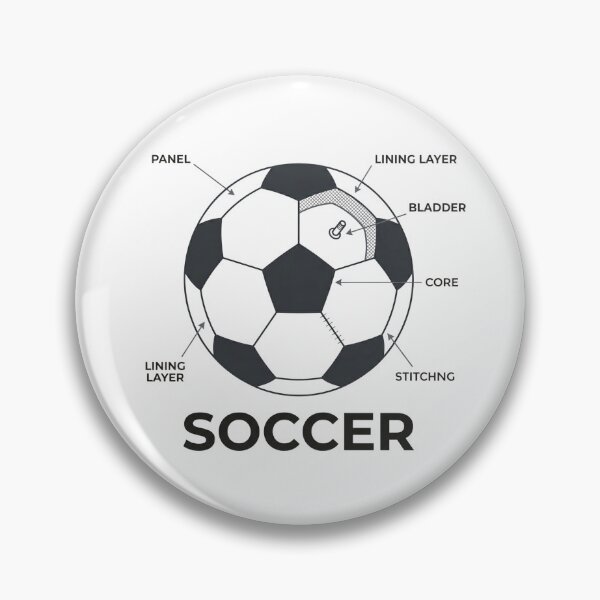 Item preview, Soccer Ball Anatomy Premium Technical Blueprint Sticker designed and sold by Mr-wow.
