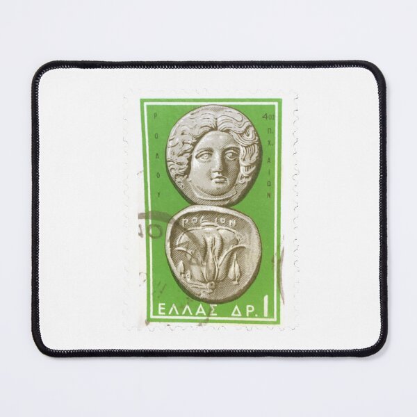 Item preview, Greek Greece Ancient Coin Vintage Postage Stamp designed and sold by red-amber65.