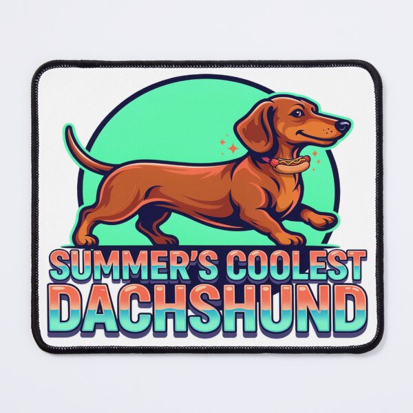 Item preview, Summer Sausage Dog Hot Dog Collar Wiener Lover designed and sold by Squiggle Happy.