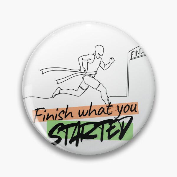 Item preview, Finish What You Started (Running) designed and sold by RunningWhiskers.