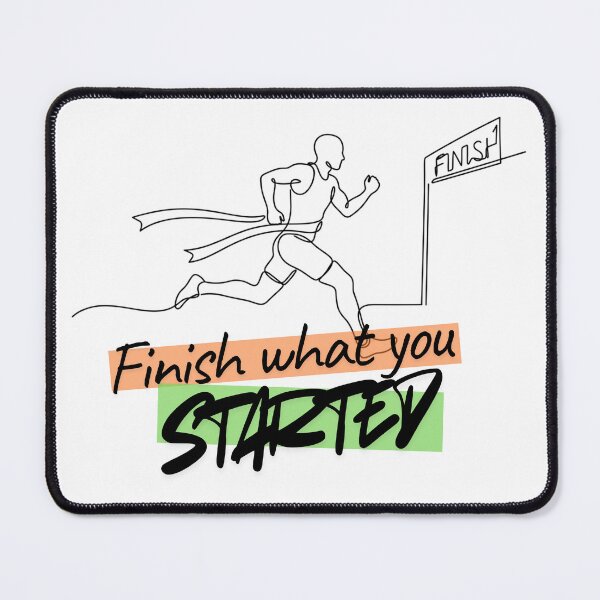 Item preview, Finish What You Started (Running) designed and sold by RunningWhiskers.