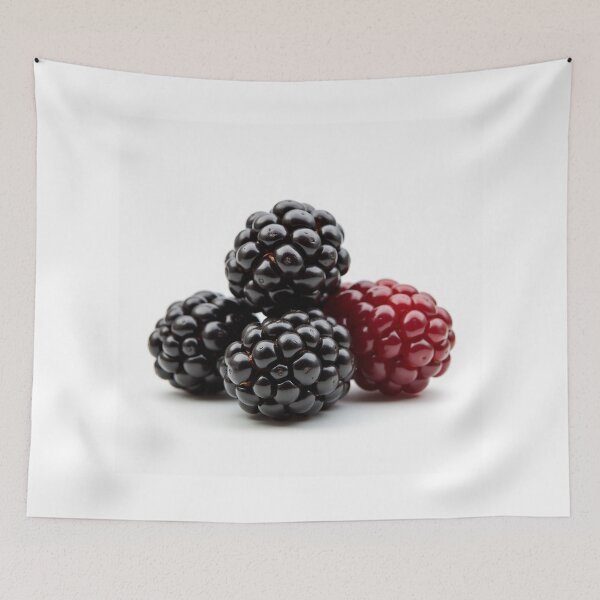 Item preview, Mixed Berries – Minimalist Blackberry & Raspberry Photo designed and sold by profustock.