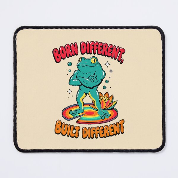 Item preview, Born Different Built Different Frog Rainbow Graphic  — Funny Pride Confidence Streetwear  designed and sold by SkTee2k.