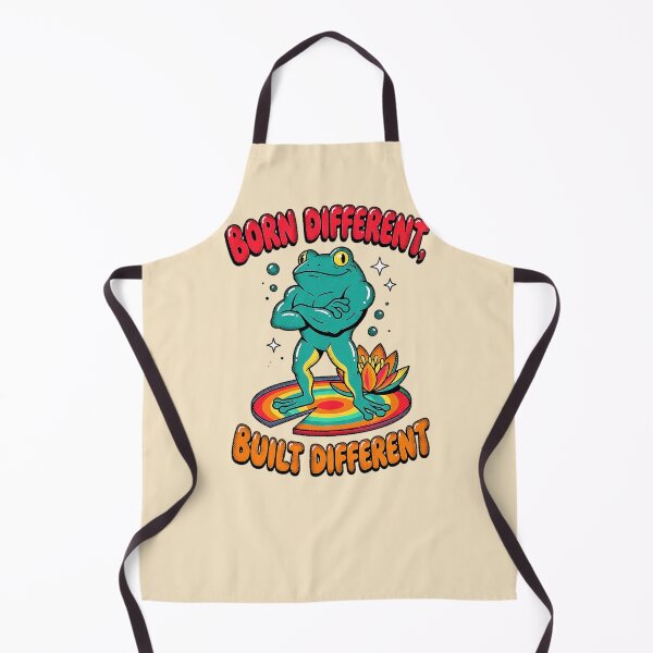 Item preview, Born Different Built Different Frog Rainbow Graphic — Funny Pride Confidence Streetwear designed and sold by SkTee2k.
