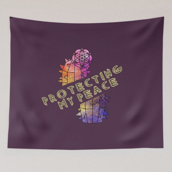 Item preview, Funny Introvert Cactus Protecting My Peace designed and sold by GraphicComet.