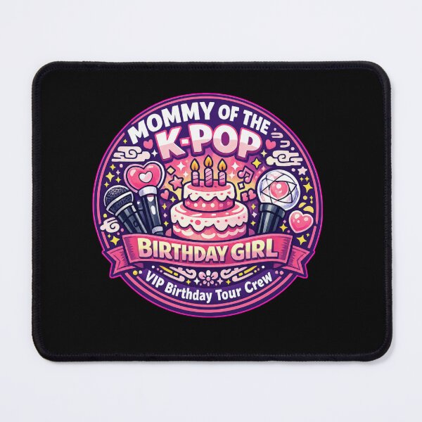Item preview, Mommy of the K-Pop birthday girl badge designed and sold by HiPatti.