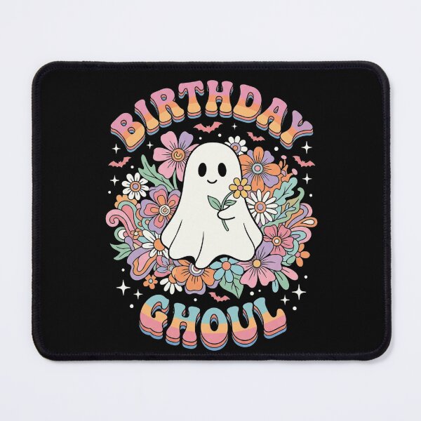 Item preview, Birthday Ghoul Cute Ghost Retro Floral Happy Birthday designed and sold by longngusuc.