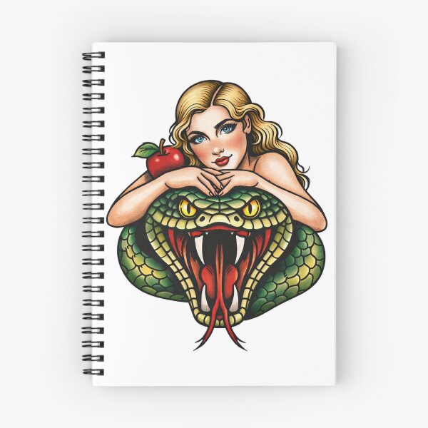 Item preview, Old School Girl and Beast (Bible) - Eve and the Serpent designed and sold by Candie_Loudenfrau_Art.