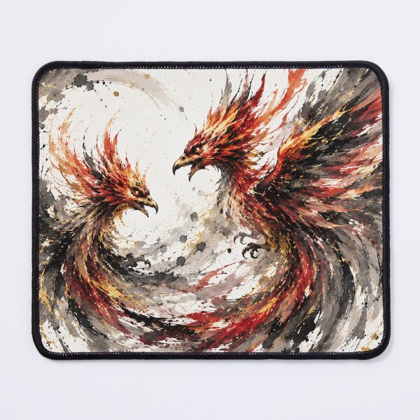 Item preview, Japanese Phoenix Ink Painting designed and sold by tmoca.