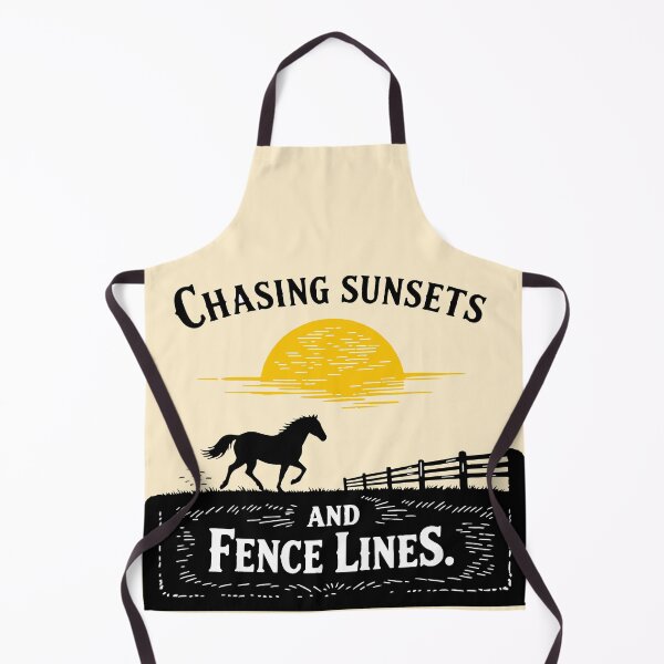 Item preview, Chasing sunsets and fence lines- Linocut designed and sold by LisaMise.