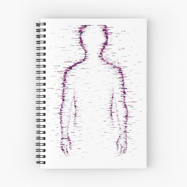 Item preview, The Static Shadow – Neon Glitch Human Form designed and sold by JupiterGlitchEmpire.