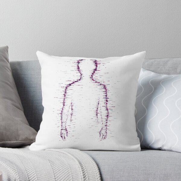 Item preview, The Static Shadow – Neon Glitch Human Form designed and sold by JupiterGlitchEmpire.