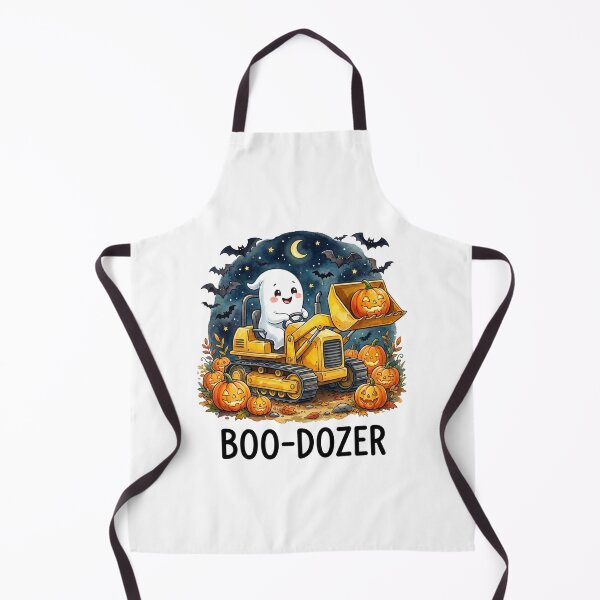 Item preview, Boo-Dozer Adorable Ghost Driving Construction Halloween Exca designed and sold by longngusuc.