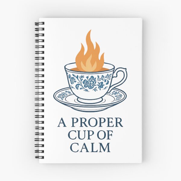 Item preview, A Proper Cup Of Calm Funny British Tea Sarcasm designed and sold by MerchVersum.