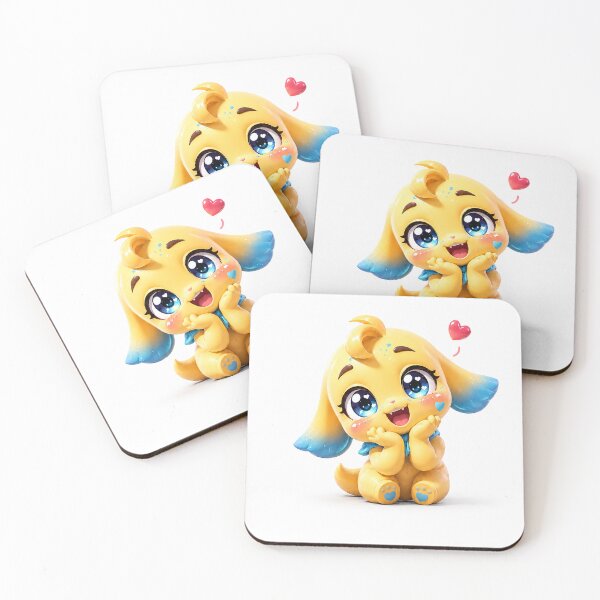 Item preview, Sunny the Heartbeam Pup’s Joyful Love Glow designed and sold by BlissBlvdShop.