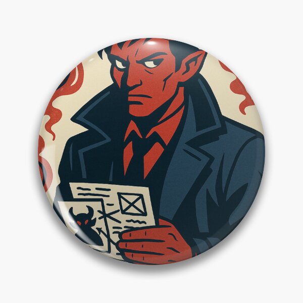 Item preview, Horned Detective With Files designed and sold by DudeBroNation.