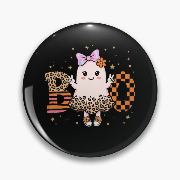 Item preview, Cute Ghost Leopard Print Halloween Spooky Season Boo designed and sold by longngusuc.