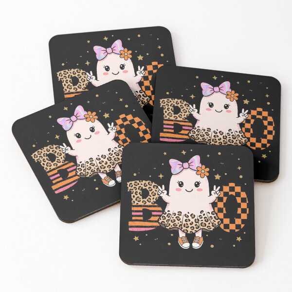 Item preview, Cute Ghost Leopard Print Halloween Spooky Season Boo designed and sold by longngusuc.