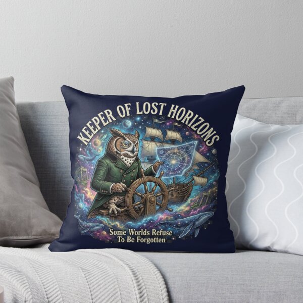 Item preview, Keeper of Lost Horizons – Cosmic Owl Navigator  designed and sold by Dogandesighn.