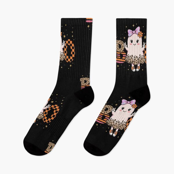 Item preview, Cute Ghost Leopard Print Halloween Spooky Season Boo designed and sold by longngusuc.
